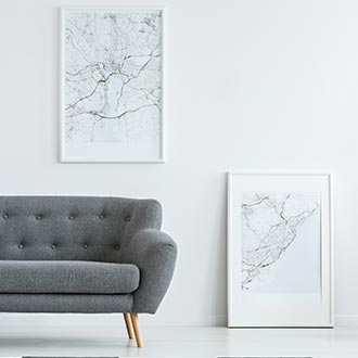 Slike u skandinavskom stilu inspiracija svijetle slike s kaučem