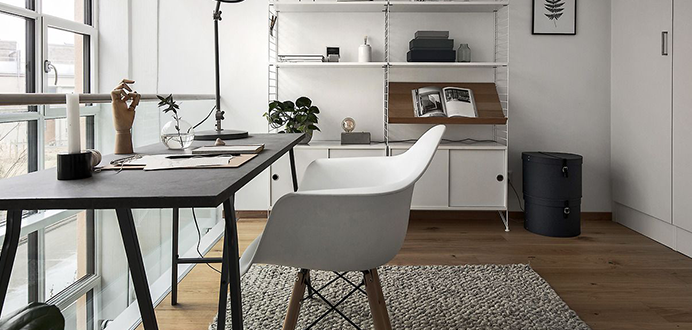 Ured u skandinavskom stilu – inspiracija
