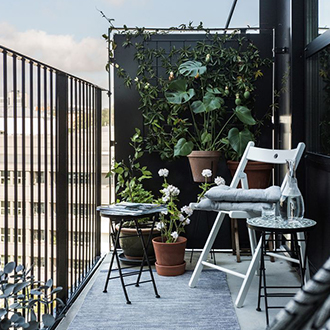 Vrt u skandinavskom stilu - inspiracija za balkon